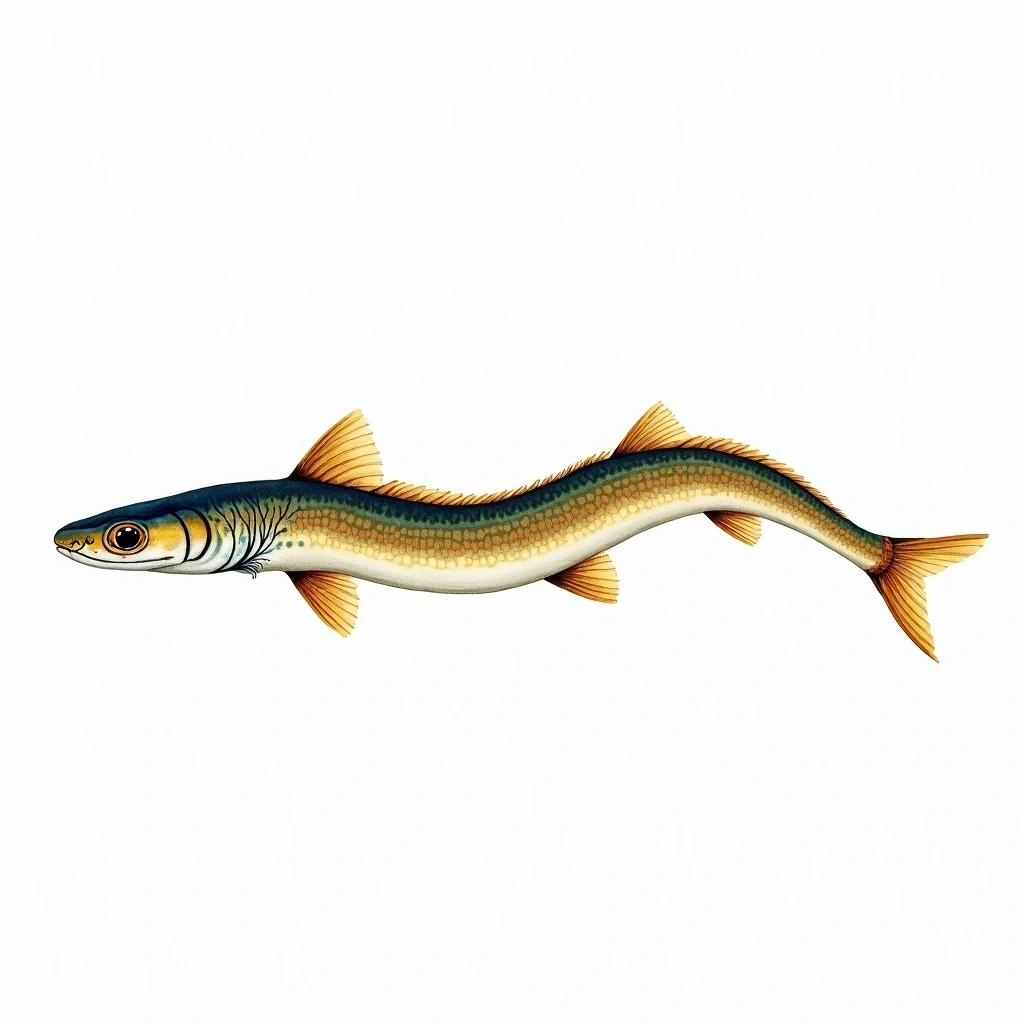 Acned snake eel