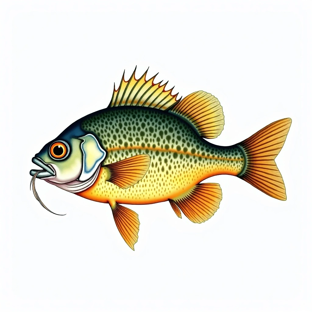 Mojarra oreja azul